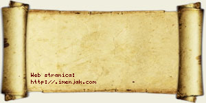 Danica Kovandžić vizit kartica